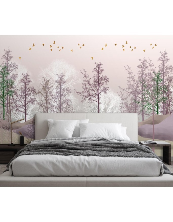 Unique wall murals - Birds nature forest | FEEBY