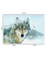 Unique wall murals - Wolf lake | FEEBY