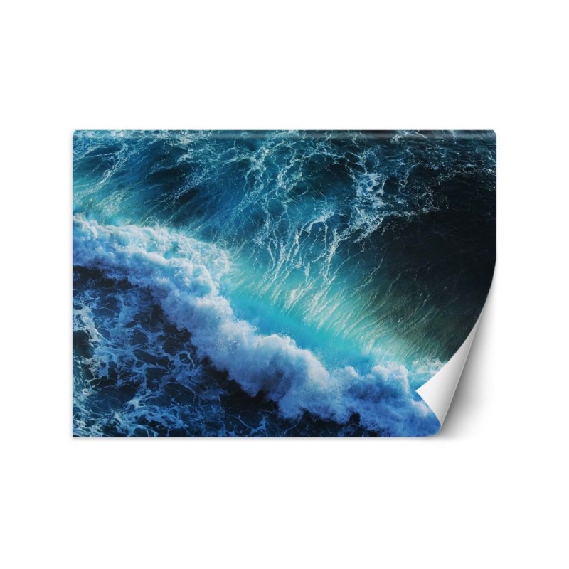 Stylish wall murals - Blue waves | FEEBY