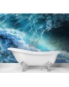 Stylish wall murals - Blue waves | FEEBY