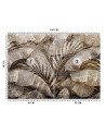Designer wall murals - Tropical leaves concrete texture | FEEBY