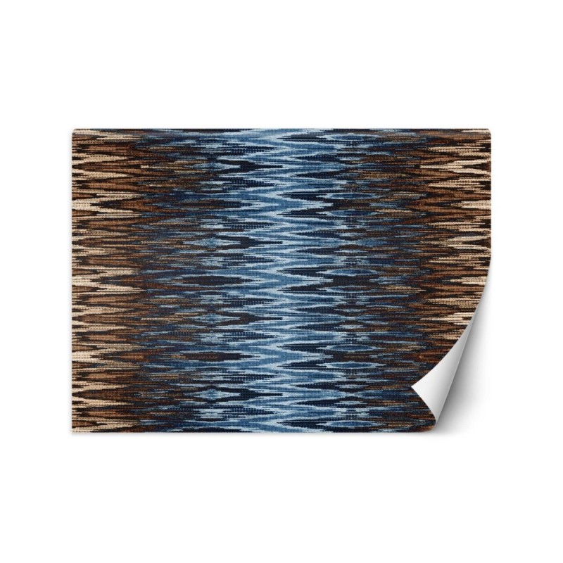 Modern Wallpaper - Abstract blue and brown pattern | FEEBY