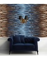 Modern Wallpaper - Abstract blue and brown pattern | FEEBY