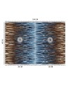 Modern Wallpaper - Abstract blue and brown pattern | FEEBY