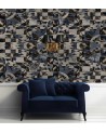 Wallpapers - Grey brown geometric fantasy | FEEBY