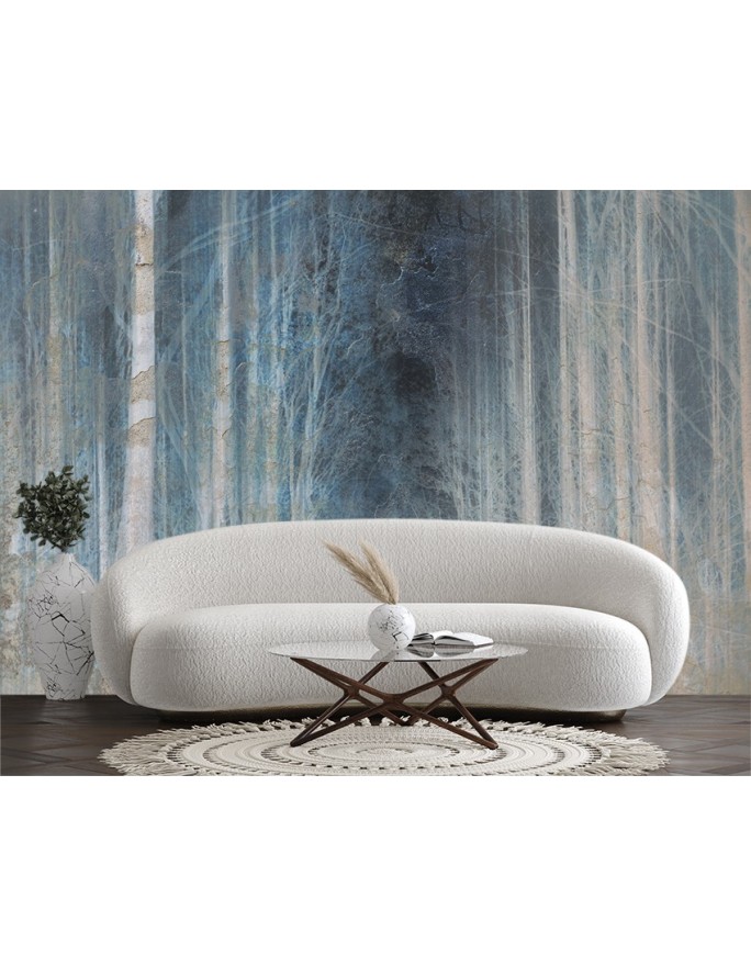 Modern Wallpaper - Blue forest Trees | FEEBY