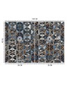 Modern Wallpapers - Blue glass mosaic tiles | FEEBY