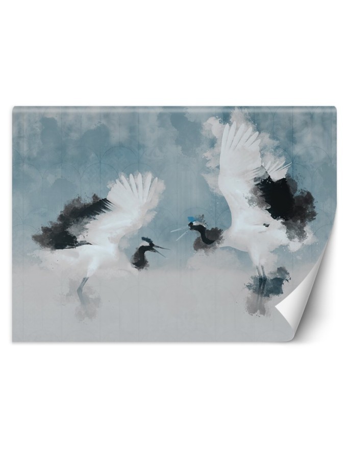 Nature Wallpapers - Two herons abstract | FEEBY