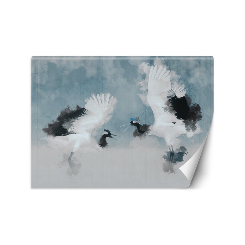 Nature Wallpapers - Two herons abstract | FEEBY
