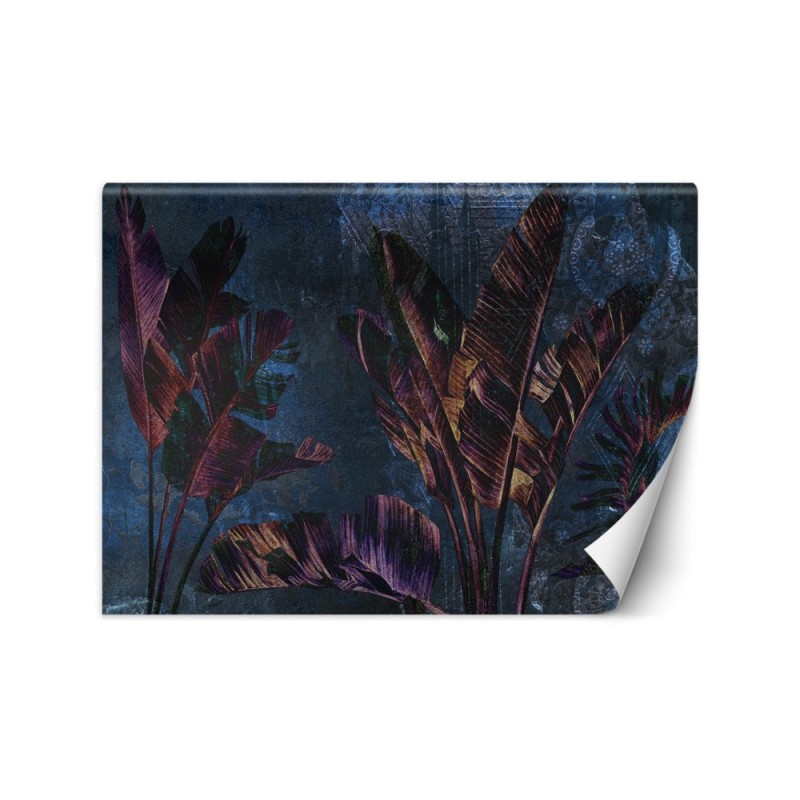 Exotic Wallpapers - Banana Leaf Violet Blue | FEEBY