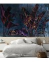 Exotic Wallpapers - Banana Leaf Violet Blue | FEEBY