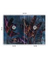 Exotic Wallpapers - Banana Leaf Violet Blue | FEEBY