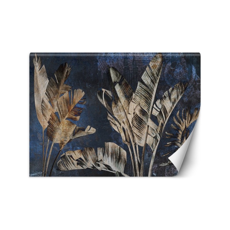 Exotic Wall Murals - Banana Leafs White | FEEBY