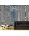Stylish wall murals for the living room - Orient Mandala Blue | FEEBY