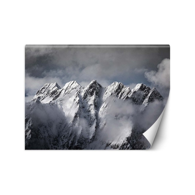 Inspirational wall murals - Mountain winter landscape | FEEBY