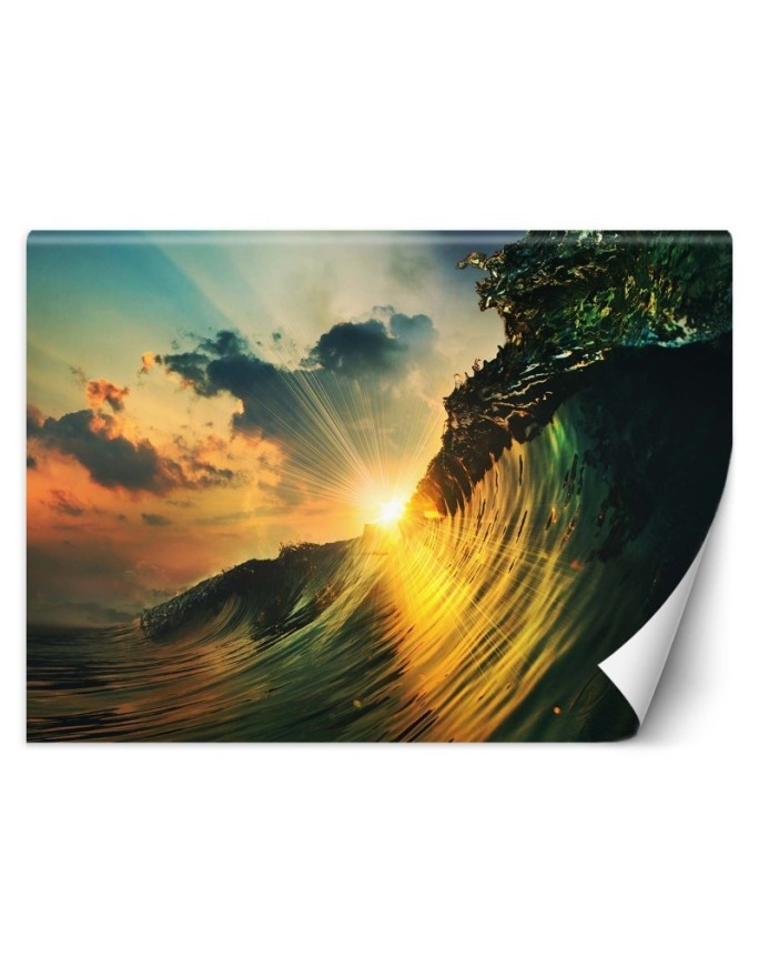 Most fashionable wall murals - Sunset waves | FEEBY