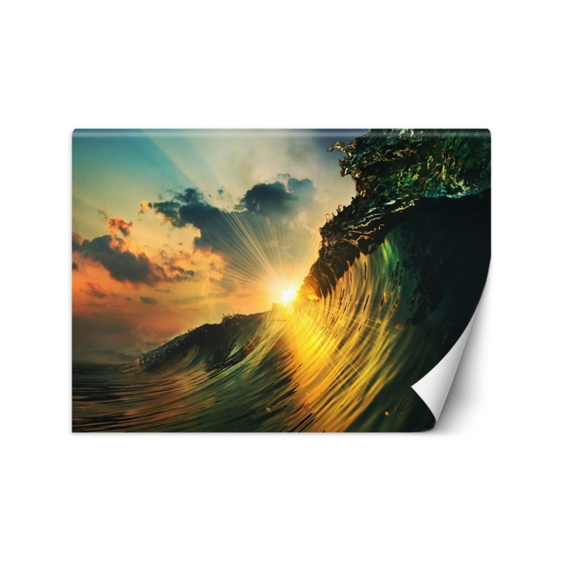 Most fashionable wall murals - Sunset waves | FEEBY