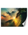 Most fashionable wall murals - Sunset waves | FEEBY