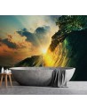Most fashionable wall murals - Sunset waves | FEEBY
