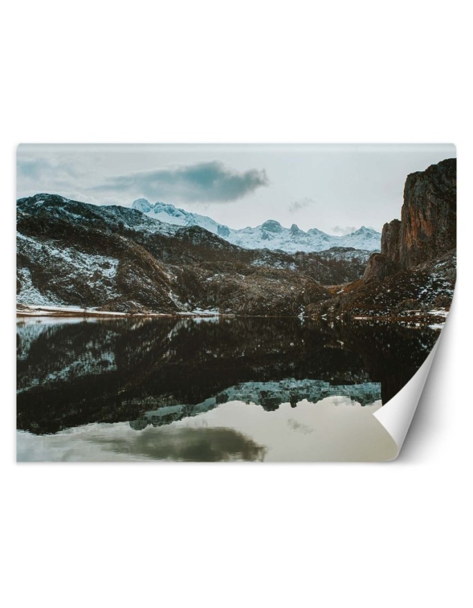 Beautiful wall murals - Lake in the mountains nature | FEEBY