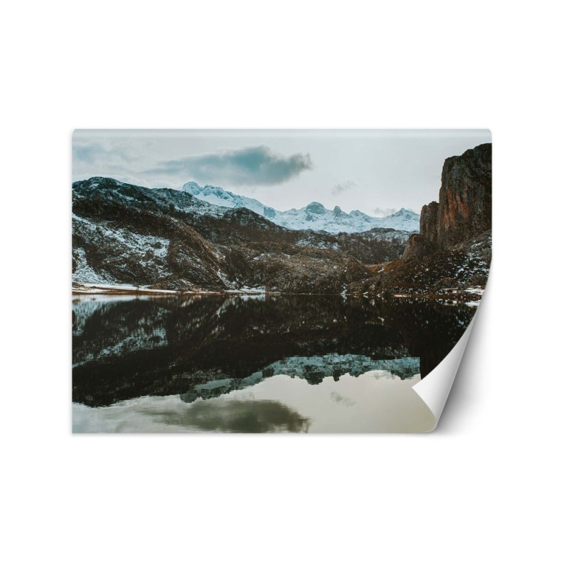 Beautiful wall murals - Lake in the mountains nature | FEEBY