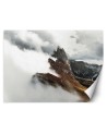 Murals for living room - Mountain fog clouds | FEEBY