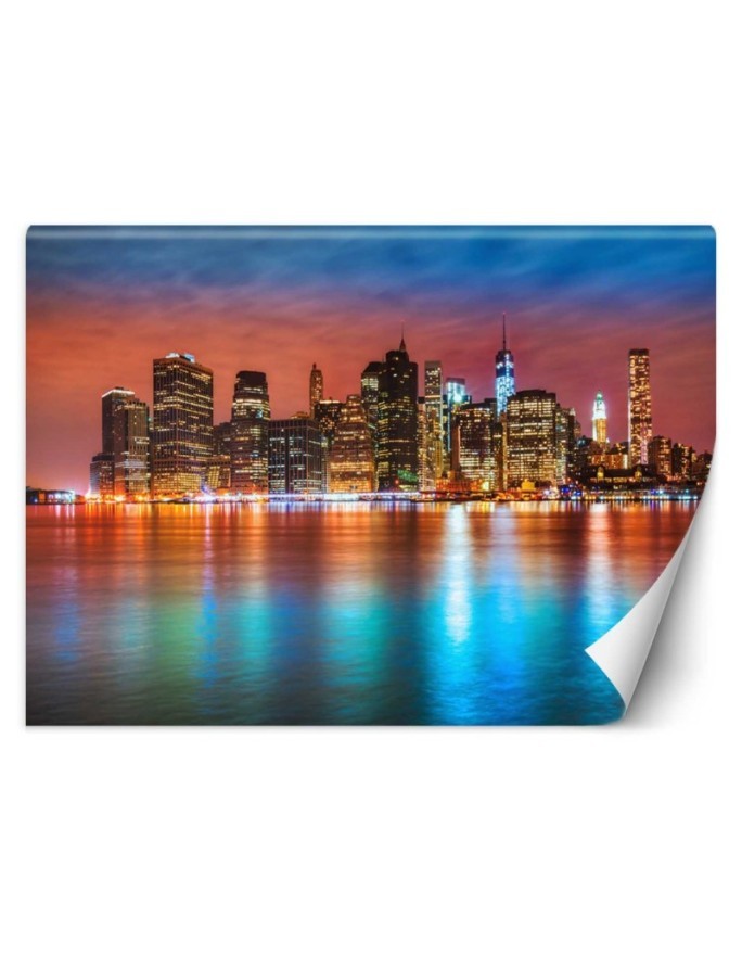 Modern wall murals - Manhattan at night | FEEBY