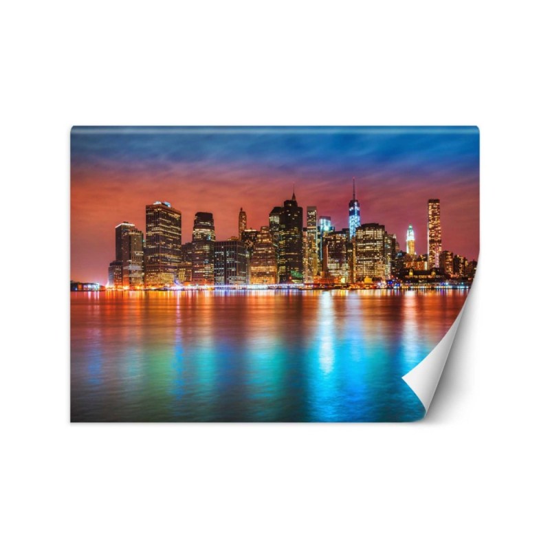 Modern wall murals - Manhattan at night | FEEBY