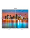 Modern wall murals - Manhattan at night | FEEBY