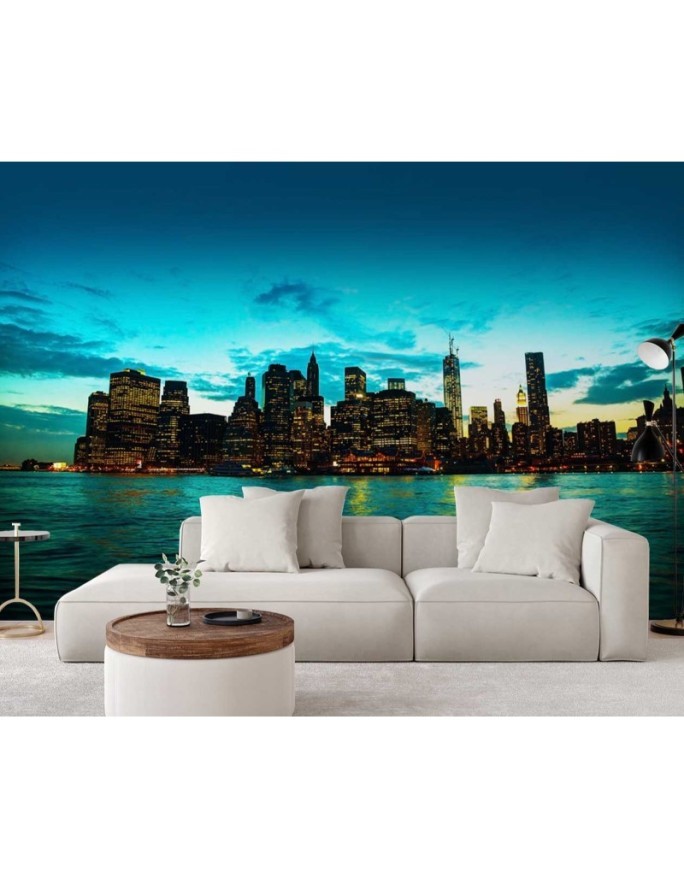 Modern wall murals - Manhattan sunset | FEEBY