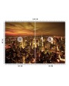 Modern murals for the living room - New York Manhattan | FEEBY