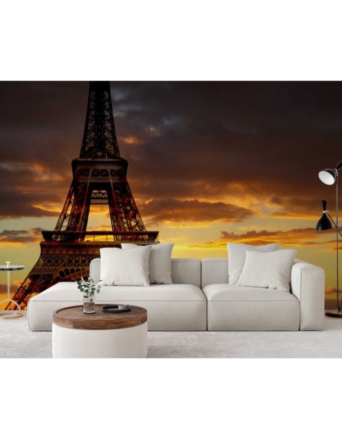 Modern wall murals - Eiffel Tower sunset | FEEBY