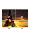 Modern wall murals - Eiffel Tower sunset | FEEBY