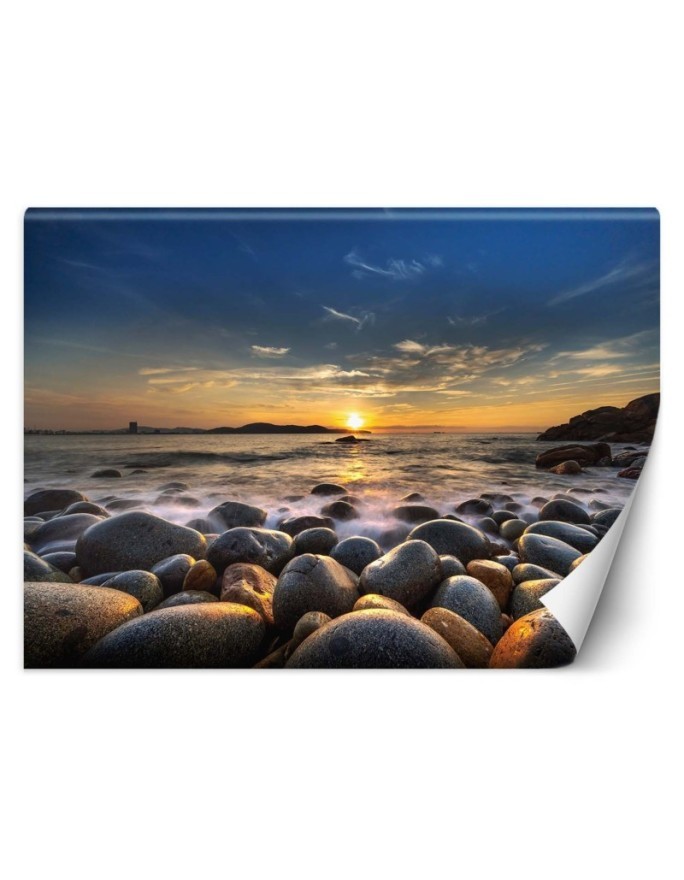 Unique wall murals - Sunset over the sea | FEEBY