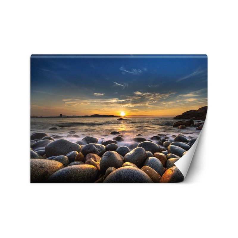 Unique wall murals - Sunset over the sea | FEEBY