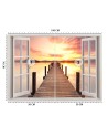 The most fashionable Wallpapers - Sunset bridge window | FEEBY