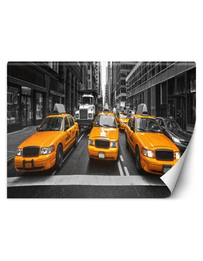 Original Wallpapers for the living room - New York City taxis | FEEBY