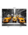 Original Wallpapers for the living room - New York City taxis | FEEBY