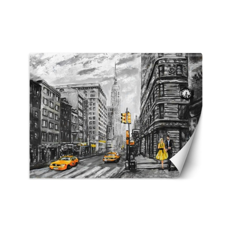 Inspirational Wallpapers for the living room - New York taxi | FEEBY
