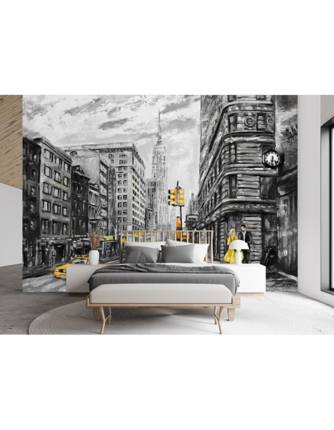 Inspirational Wallpapers for the living room - New York taxi | FEEBY
