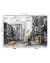 Inspirational Wallpapers for the living room - New York taxi | FEEBY