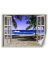 Most fashionable Wallpapers - Window overlooking tropical beach | FEEBY
