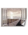 The most fashionable Wallpapers - Beach deck window | FEEBY