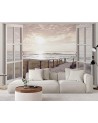 The most fashionable Wallpapers - Beach deck window | FEEBY