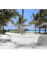 Unique Wallpapers for living room - Palm trees paradise beach | FEEBY