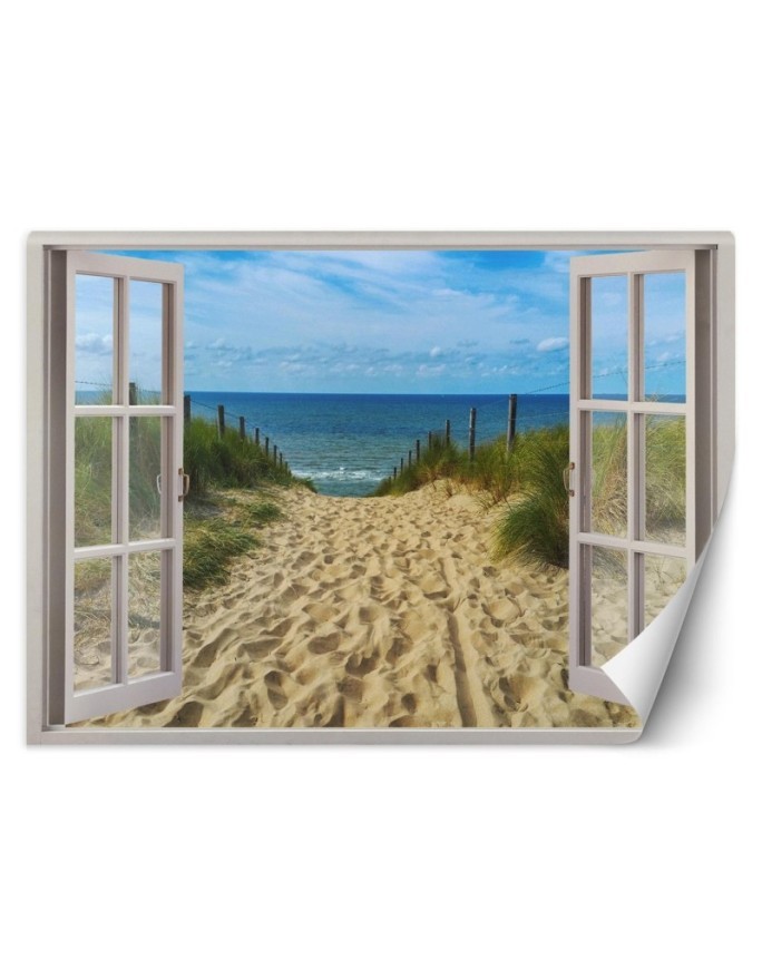 The most fashionable Wallpapers - Window sea beach sky | FEEBY