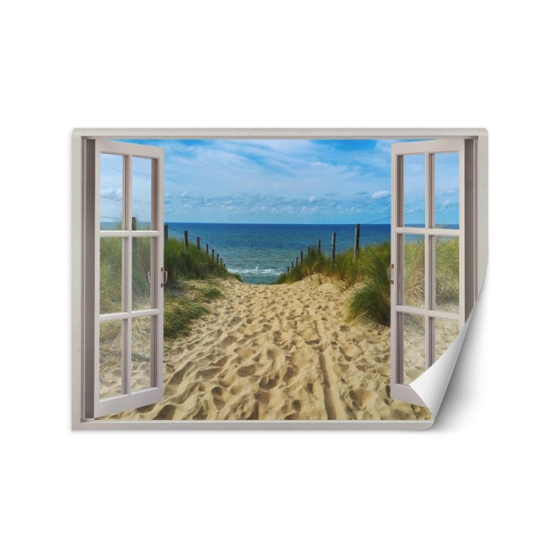 The most fashionable Wallpapers - Window sea beach sky | FEEBY