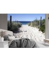 Wall mural - Road to the beach sand dunes | FEEBY