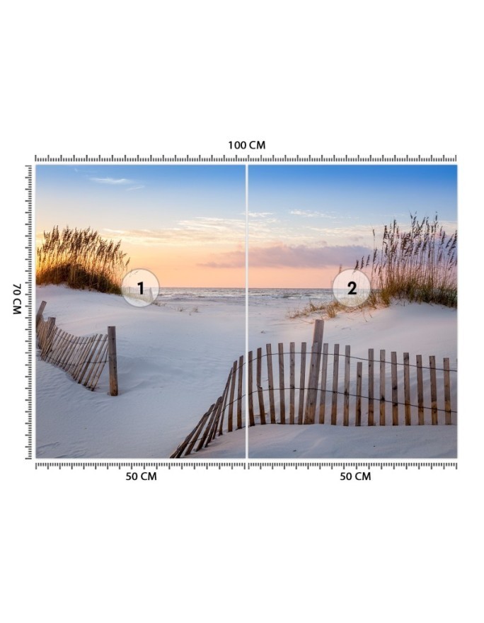 Beautiful wall mural - Beach on the Baltic Sea | FEEBY