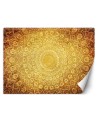 Modern murals for the living room - Oriental gold mandala | FEEBY